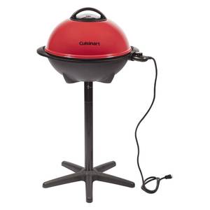 lot 1212 image: Cuisinart IndoorOutdoor Electric Grill, 2-in-1 Portable BBQ with Nonstick Cooking Surface, Electric Grill Outdoor with Adjustable Heat, StandTabletop Options for Cookouts, Barbecues, Small Spaces