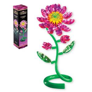 lot 4364 image: Crystal Gem Creations Blooming Lotus Flower Kit by RoseArt, 75 Pieces, Great for Adults, Tweens and Children Ages 8