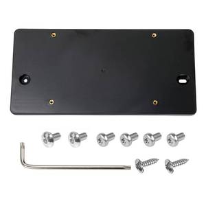 lot 6296 image: HY-SPEED Rear License Plate Bracket Holder Compatible with 2002-2024 A3 A4 A5 A6 A8 S3 S4 S5 S6 RS RS3 RS4 RS5 RS6 S8 Q3 Q5 Q7 Q8 SQ5 Series License Plate Bumper Car Tag Frame Mounting Kit