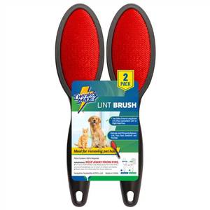 lot 6308 image: Twinko Max Lint Brush, Lint Remover, Pet Hair Remover, Clothes Brush, Magic Lint Remover Brush, Sheet and Carpet Cleaning Brush, 2-Sided and Reusable, No Need Lint Roller Refill.