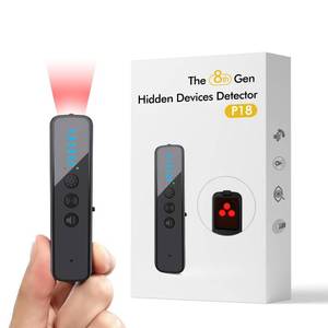 lot 6310 image: abyliee Upgraded Hidden Camera Detector - AI-Powered Anti-Spy Device, GPS Tracker & Bug Detector, Portable RF Signal Scanner for Hotels, Travel, Home & Office (Black)