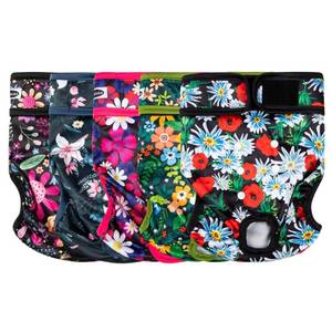lot 6325 image: Tuiskusa Reusable Washable Dog Diapers Female, Highly Absorbent Doggie Diapers, Size Adjustable Puppy Diapers for Dog Period Panties(5 Pack) size S