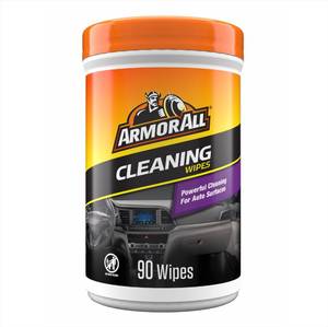 lot 6451 image: Armor All Car Cleaning Wipes, 90 Count Canister, Powerful Car Wipes for Dashboards, Vinyl, Clear Plastics, Carpet and Fabric
