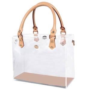 lot 6465 image: Yhtcwy Clear TPU DIY Tote Bag Handbag Making Kit, Handmade Handbag Tool Set Birthday Holiday Bag Making Kit for Women (B)