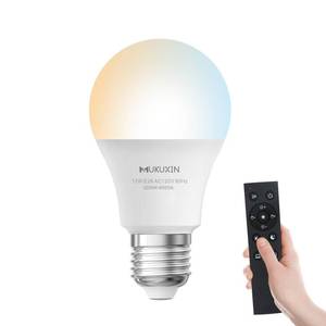 lot 6467 image: LED Light Bulb with Remote Control, 12W LED Bulb Dimmable 3000K-6000K, 50FT Remote Distance, E26 LED Bulbs 100 Watt Equivalent, Timer & 4 Scene Modes Light Bulbs for Living Room Bedroom Office