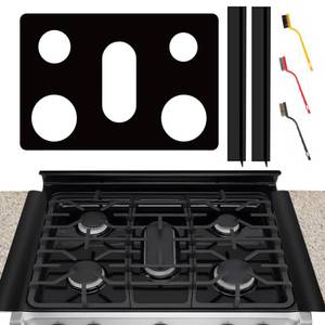 lot 7104 image: vaxusrtaet Stove Cover For LG Gas Stove Top Protector For Model LGLDG4315 LRG4115 LRG4113 LDG4313 LRGL5825, LSGL6335DF - Upgraded 0.4MM Thickness Stove Top Cover Guard With 2PCS Stove Gap Covers