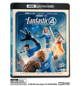 lot 8021 image: The Fantastic Four First Steps - 4K  Blu-ray  Digital
