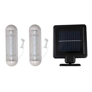 lot 8026 image: LED Solar Shed Light, Solar Powered Rechargeable Garage Shed Work Worksman Light for Garden Outdoor Indoor Security Greenhouse, Solar Wall light