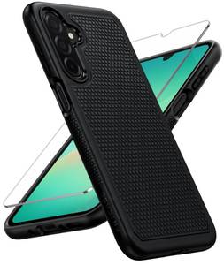 lot 8190 image: FNTCASE for Samsung Galaxy A26-5G Case Dual Layer Protective Heavy Duty Cell Phone Cover Shockproof Rugged with Non Slip Textured Back - Military Protection Bumper Tough - 2025, 6.7 inch (Black)