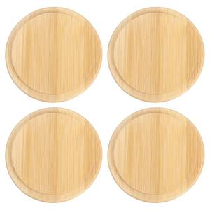 lot 12149 image: uxcell 4Pcs Bamboo Cup Lid 3.19 Inch, Wooden Cup Cover Coffee Mug Cover Tea Glass Drink Cup Lid, Reusable Wooden Round Cup Lid for Keeping Warm
