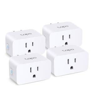 lot 12150 image: TP-Link Tapo Smart Plug Mini, Matter Compatible, Compatible with Alexa, Google Home & Samsung SmartThings, Energy Monitoring, 15A, UL Certified, 2.4G Wi-Fi Only, Tapo P110M(2-Pack)