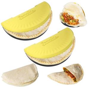 lot 12168 image: Tortilla Sealer, 10-12�� Flour Tortillas  DIY Make Sealed Tacos, Quesadillas, Burritos & More  Tortilla Press for Christmas Party  BPA-Free, Dishwasher Safe, Tortilla Crimper-2Pack