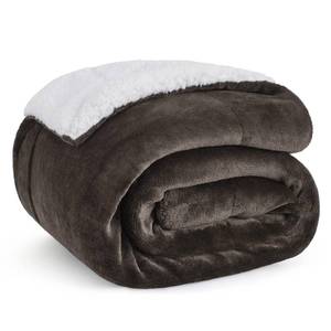lot 13726 image: Bedsure GentleSoft Sherpa Fleece Throw Blanket for Couch, Non-Heated, Thick and Warm Throw for Women and Men, Soft Fuzzy Plush Blanket for Winter, Brown, 50x60 Inches