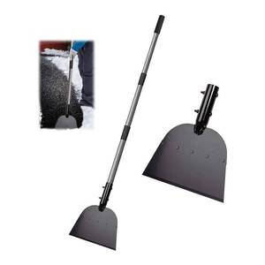 lot 13753 image: Flat Shovel, Ice Scraper, Snow Shovel, Ice Shovel, 54 Snow Ice Chopper for Walkway, Ice Removal Tool for Road Garden Scraper Garden Cleaning Scraper, Outdoor Weed Remove Tool for Lawn Edging