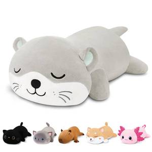 lot 14059 image: Finebee Weighted Otter Stuffed Animals, Cute Weighted Otter Plush, Soft Stuffed Weighted Plushie Birthday for Kids & Adults(13.8 1.6Lbs)