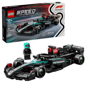 lot 14074 image: LEGO Speed Champions Mercedes-AMG F1 W15 Race Car Toy - Building Set for Kids, Boys & Girls, Ages 10 - Toy Car for F1 Fans - Gift Idea for Birthday - 77244