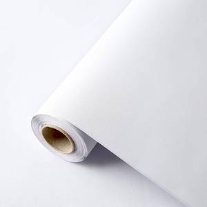 lot 14133 image: Dimcol White Contact Paper 15.7x118 Peel and Stick Wallpaper, Matte White Wallpaper Self-Adhesive and Removable Decorative Contact Paper for Cabinets,Countertops,Shelve Wall