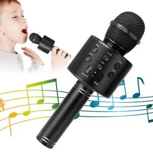 lot 14477 image: KIDWILL Wireless Bluetooth Karaoke Microphone for Kids and Adults, 5-in-1 Portable Handheld Karaoke Mic Speaker Player Recorder with Adjustable Remix FM Radio for Girls Boys Teens Adults