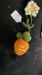 lot 14491 image: Handmade Crochet Flower with Stem