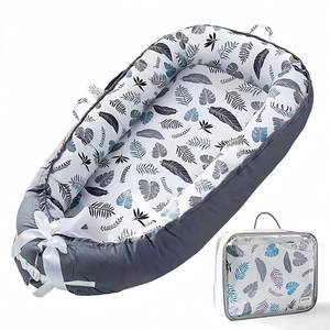lot 15138 image: Baby Lounger Cover for Newborn 0-24 Months Soft Baby Nest Cover Organic Breathable Nest Lounger Pillow for Infants