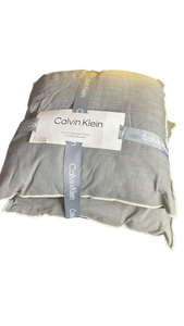 lot 15146 image: Calvin Klein Decorative Pillow Set 20x20 inch Grey
