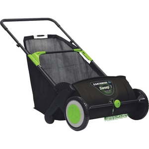 lot 15157 image: Earthwise 21  Push Lawn Sweeper  2.6 Bushel Collection Bag  LSW70021