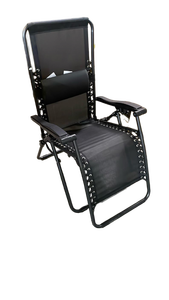 lot 15160 image: Amazon Basics Zero Gravity Chair - Black