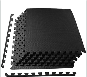 lot 15167 image: Elevon Puzzle Exercise Gym Flooring Mat, EVA Interlocking Foam Tiles Workout Mat 36 Tiles (24x24 in)