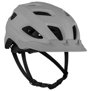 lot 15176 image: Retrospec Lennon Bike Helmet with LED Safety Light Adjustable Dial & Removable Visor - Adjustable Bicycle Helmet for Adult Men & Women - Matte Stone One Size
