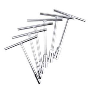 lot 16250 image: Tusk Compact ATVMX T-Handle Wrench Set Metric 6, 8, 10, 12, 13, 14mm CR-V Steel Professional