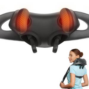 lot 16256 image: Etekcity FSA Eligible Cordless Neck Massager for Pain Relief Deep Tissue, Shiatsu Shoulder Massager with Heat, Massage Tools for Trapezius, Lymphatic Drainage, Relaxation Therapy, HSA Items, Cadeo