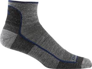 lot 16274 image: Darn Tough Vermont Mens Merino Wool 14 Ultra-Light Athletic Socks - GreyCharcoal, X-Large