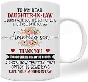lot 8209 image: Daughter-in-Law Humor Coffee Mug