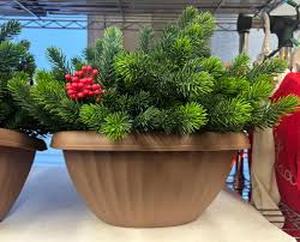 lot 11608 image: UV Resistant Outdoor Christmas plant Plastic