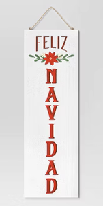 lot 11610 image: Spanish Christmas Wooden Door Signs