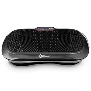lot 1232 image: LifePro Vibration Plate Exercise Machine - Whole Body Workout Vibration Fitness Platform w Loop Bands - Home Training Equipment for Weight Loss & Toning (Black) (B07P5GV3VX)