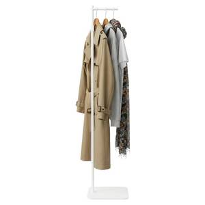 lot 1284 image: Verssure Adjustable Clother Display Stand 61-75, Metal Clothing Display Rack Freestanding,Single Arm Clothes Rack,Costumer Stand for Coat and T-shirt Hanging in Shops,Retail Stores,Home (White)