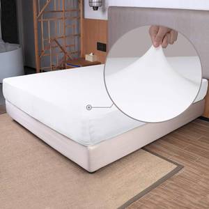 lot 2402 image: Soft Stretch Full Size Fitted Sheet Only - Jersey Knit, 4-Way Stretchy Snug Fit, Wrinkle Free & Stay in Place, No More Slipping Off for Mattress, Soft & Comfortable - White, Full