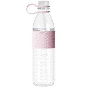lot 2403 image: Copco Hydra 20 oz Tritan Water Bottle with Leak-Proof Lid & Textured Grip - BPA-Free, Dishwasher Safe, Easy Twist-Open for Ice & Fruit - Fits Cup Holders, Lightweight, Durable(Pink)