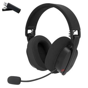 lot 2407 image: Redragon H888 Wireless Gaming Headset with 7.1 Surround Sound, Tri-Mode Gaming Headphones, 168G Lightweight Design - Detachable Mic - 40MM Driver Soft Memory Foam Padding Gamer Headset for PC, Black