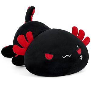 lot 2428 image: Onsoyours Cute Axolotl Plush, Soft Stuffed Animal Salamander Plush Pillow, Kawaii Plushie Toy for Kids (Black Axolotl A, 13)