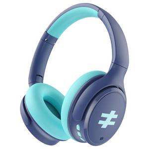 lot 2429 image: seenda Active Noise Cancelling Headphones for Kids, HEO-303 Bluetooth 5.4 60H Playtime Type C Fast Charging, 748594 dB Safe Volume Limit Headset with Mic for Ipad, Airplane, Travel, Blue