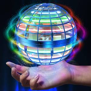 lot 2432 image: AMERFIST 2025 Flying Orb Ball Toy,Cosmic Globe Boomerang Hover Ball Galactic Fidget Spinner, Hand Drone Orbit, Cool Toys Gift for 6 7 8 9 10 Year Old Boys Girls Teens Outdoor Toys(Blue)