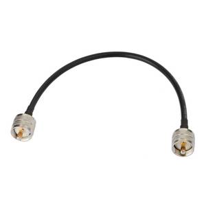 lot 2450 image: Superbat UHF Male PL-259 to UHF Male PL-259 Low Loss Digital Coax UHF Jumper Cable (12 RG58) for HAM & CB Radio,Antenna Analyzer,Dummy Load,SWR Meter