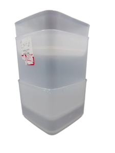 lot 5394 image: Tupperware 650ml Square Storage Containers