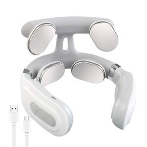 lot 6020 image: OBRADOYA Vitality Magic Pro 2.0 Neck Massager - Upgraded Neck Massager��4 Heated Heads����6 Massage Modes����14 Adjustable Gears�� Ergonomic Design, Portable, Lightweight (1 PC)
