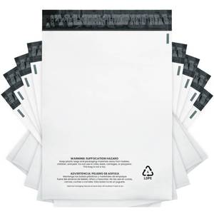 lot 6109 image: A10x13 Heavy-Duty Poly Mailers �� 30-Pack, White 3 Mil Thick Shipping Bags �� Waterproof, Tear-Resistant, Recyclable Envelopes for Small Business & Clothing