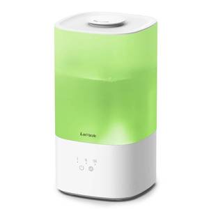 lot 6118 image: LasVacde 2.5L Humidifiers for Bedroom, Top Fill Cool Mist Humidifiers for Large Room, Easy to Fill & Clean, 30H Runtime, 28dB Quiet Air Humidifier for Plants, Baby Nursery with Night Light