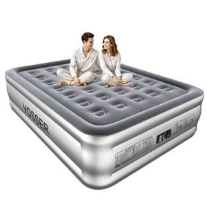 lot 7237 image: VOSSER Air Mattress Queen with Built in Pump,Blow Up Mattress in 3 Mins,18 Raised Self Inflatable Mattress,Portable Airbed for Home,Floor&Travel,Queen Size Air Matress for Adults,660LB Max,Silver