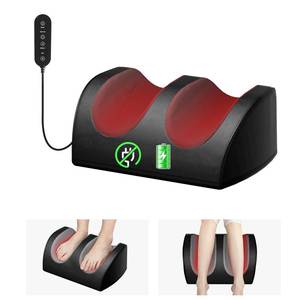 lot 7300 image: LINGTENG Rechargeable Foot Massager with Heat, Cordless Shiatsu Foot Massager for Cord Remote Control, Heated Massage with Roller, Portable for HomeOffice Use, Dad Gifts, Mom Gifts